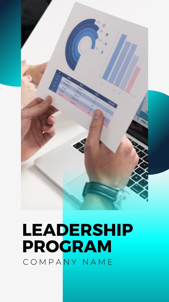 Gradient Color Style Business Seminar Event Promo