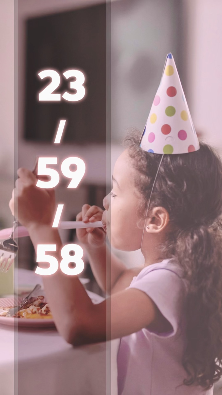 Warm Birthday Theme Promotion Template