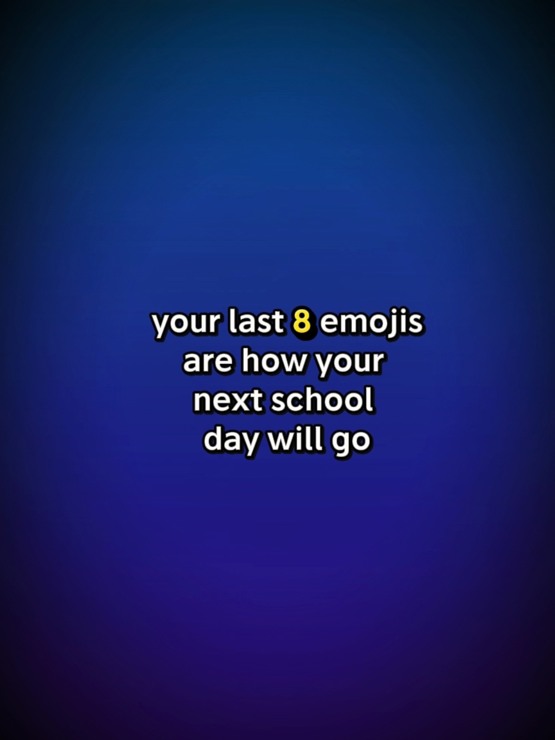 Vos 8 derniers emojis