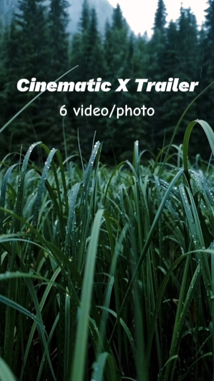 cinematic X trailer 