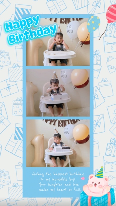 Anniversaire mignon