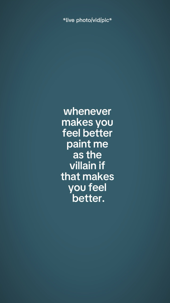 You feel better 