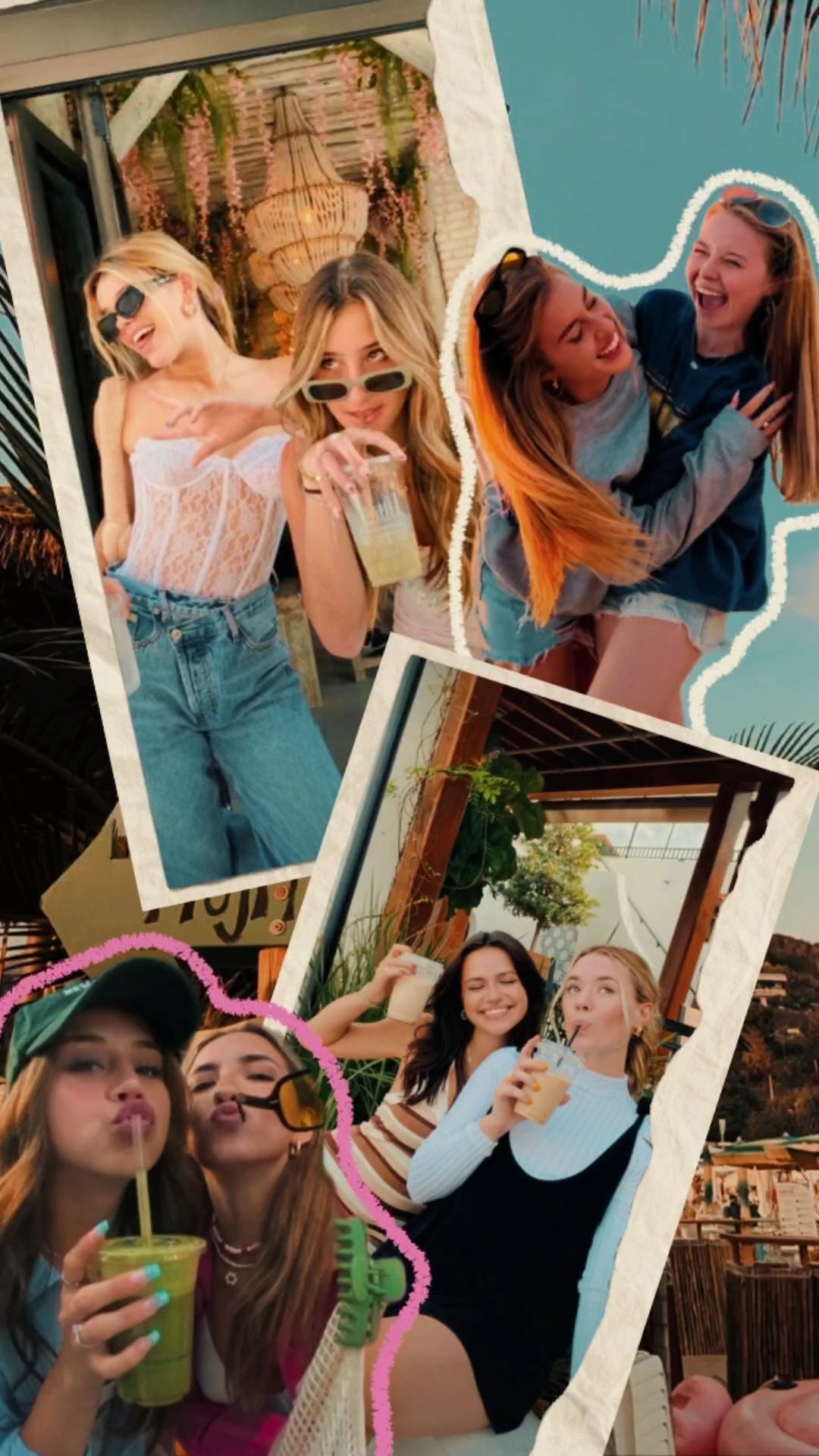 Collage de amigos
