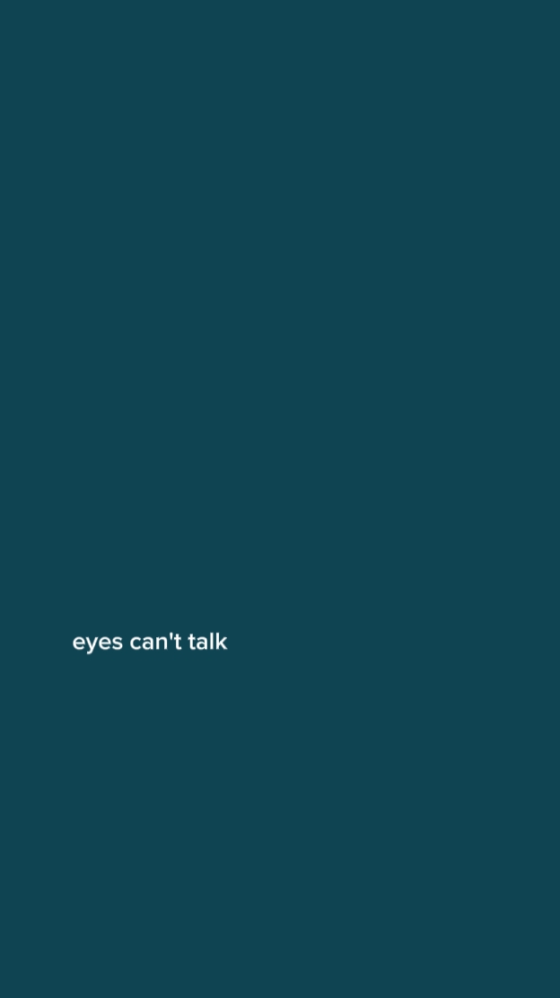 Los ojos no pueden hablar