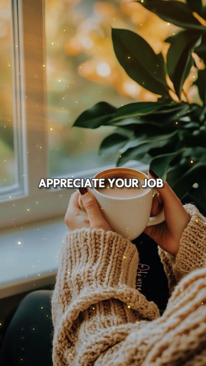 Appréciez votre travail