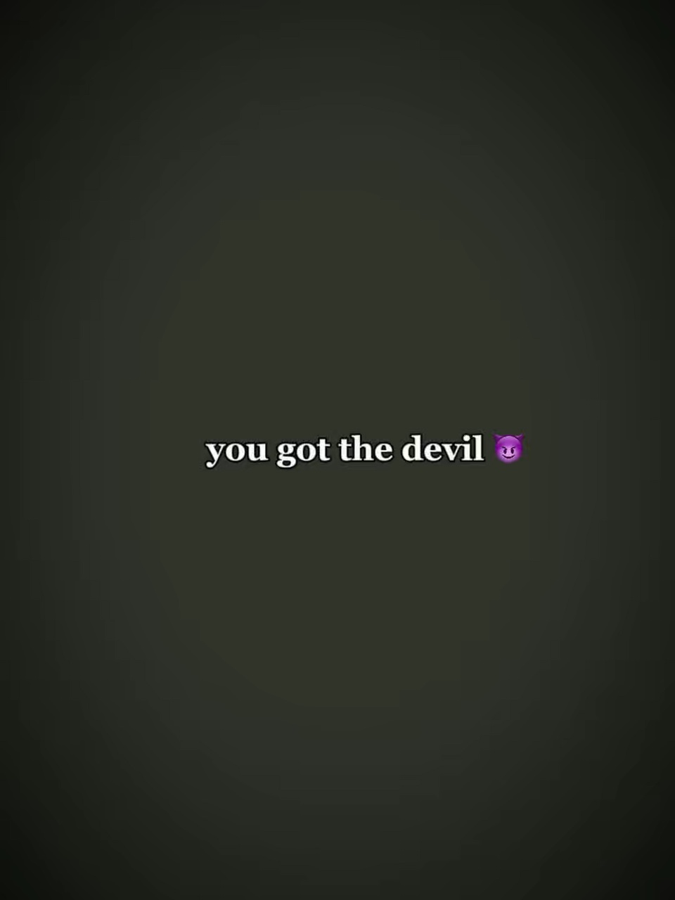 Diable dans tes yeux