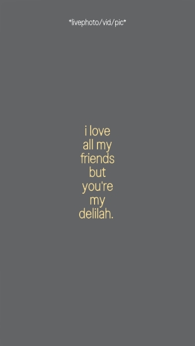 I love all my friend