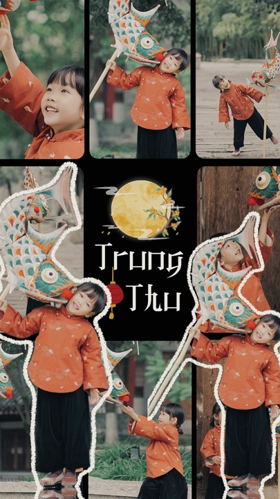 Em bé trung thu 