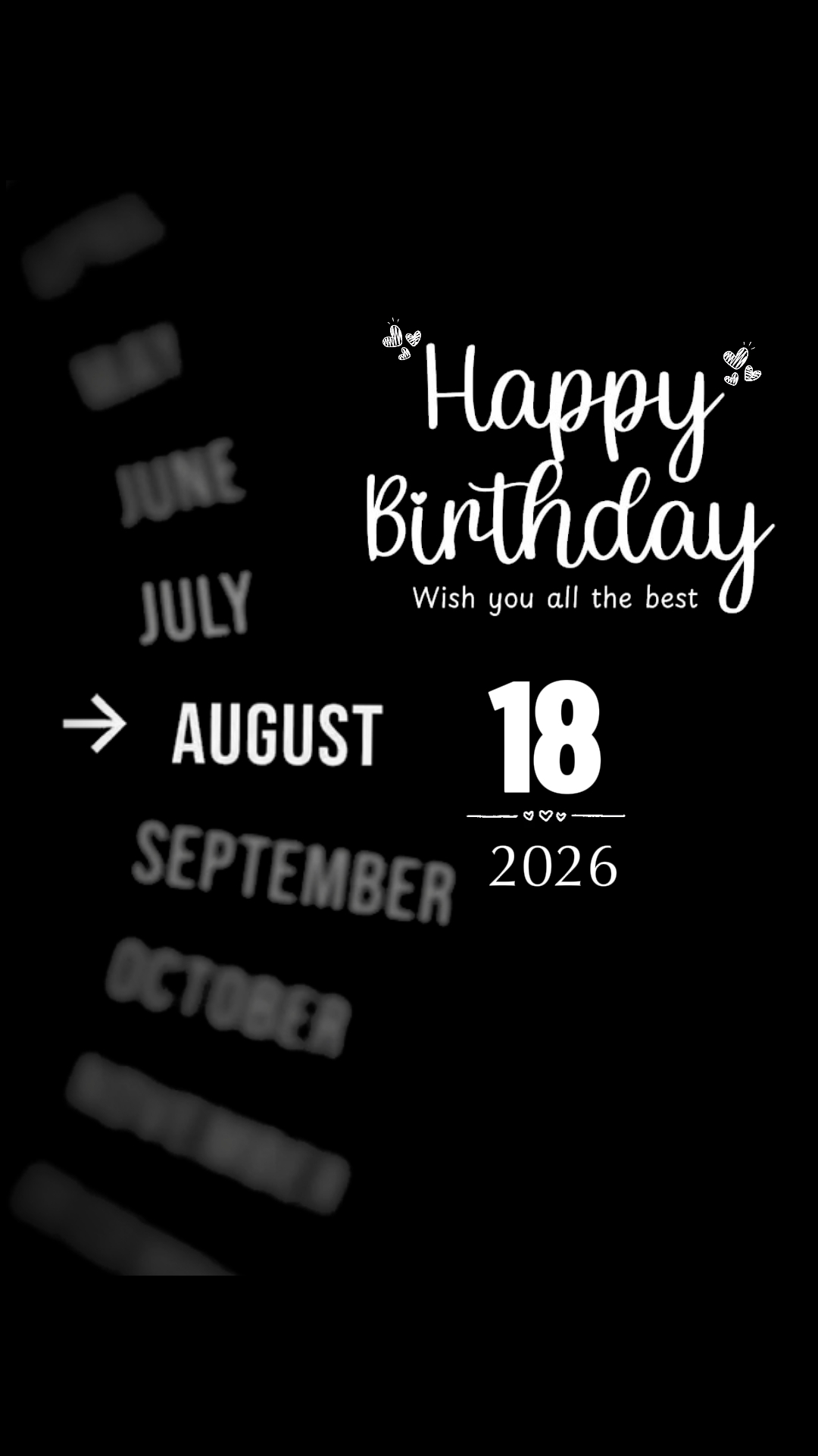 HBD 18 AUGUST
