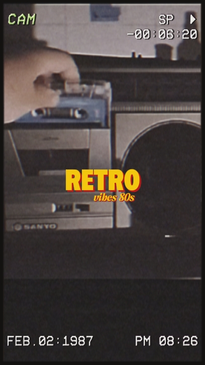 Retro-Vibes 80er Jahre