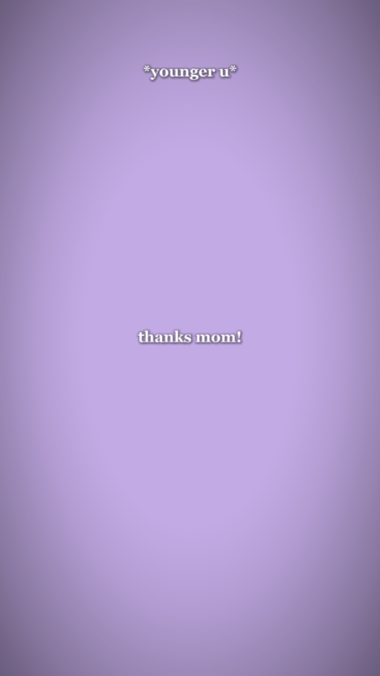 thanks mom