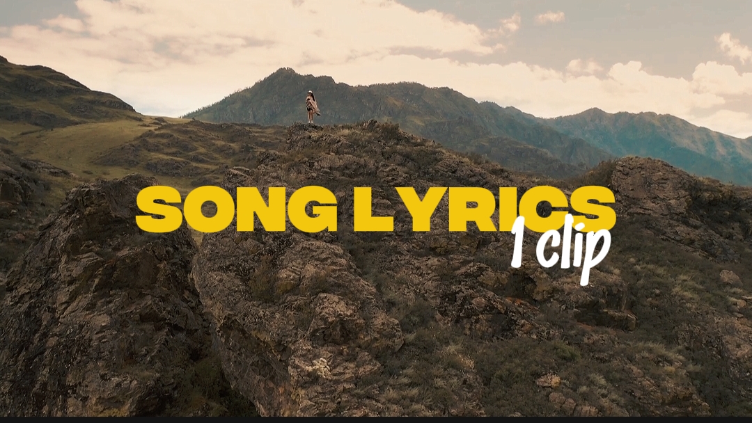 PAROLES DE CHANSON 1 CLIP