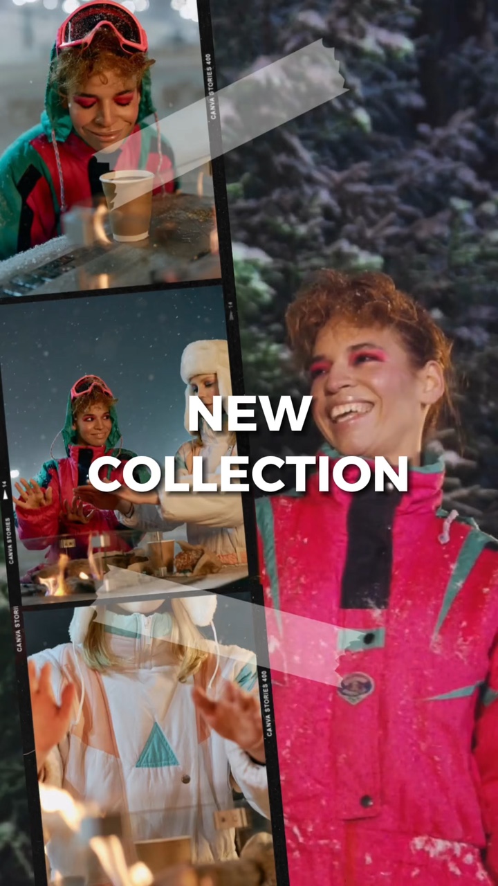 Winter Clothes Product Display TikTok Style
