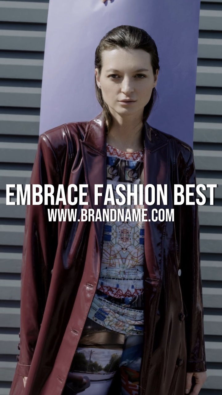 Clothing Product Display in Beat-matching TikTok Style
