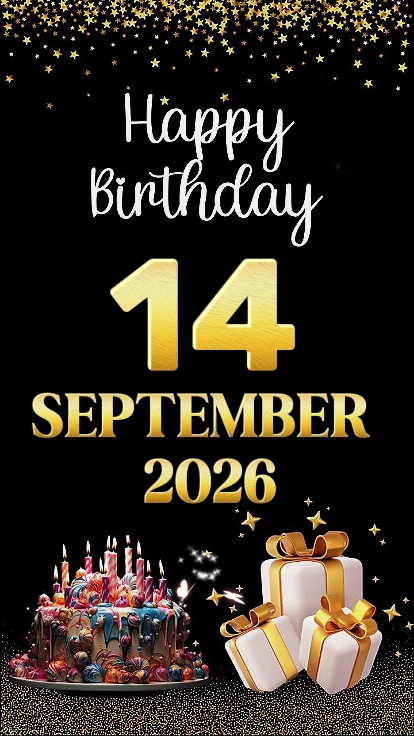 HBD 14 September2026