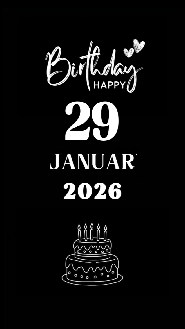 ULANG TAHUN 29 AGUSTUS 2026