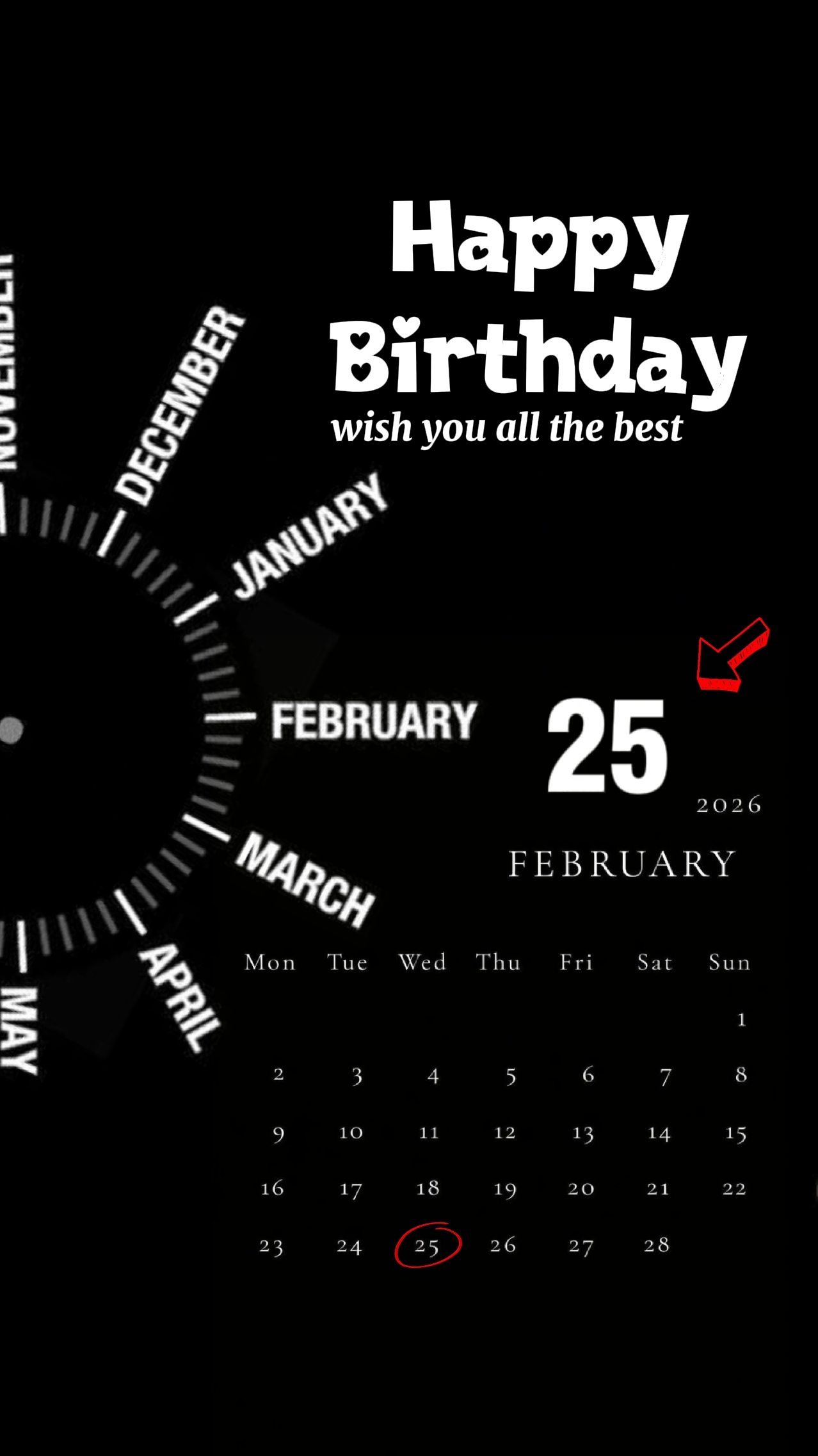 HBD 25 FEBRUARY 