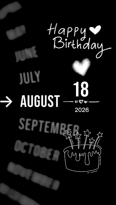 hbd day 18 Agustus 