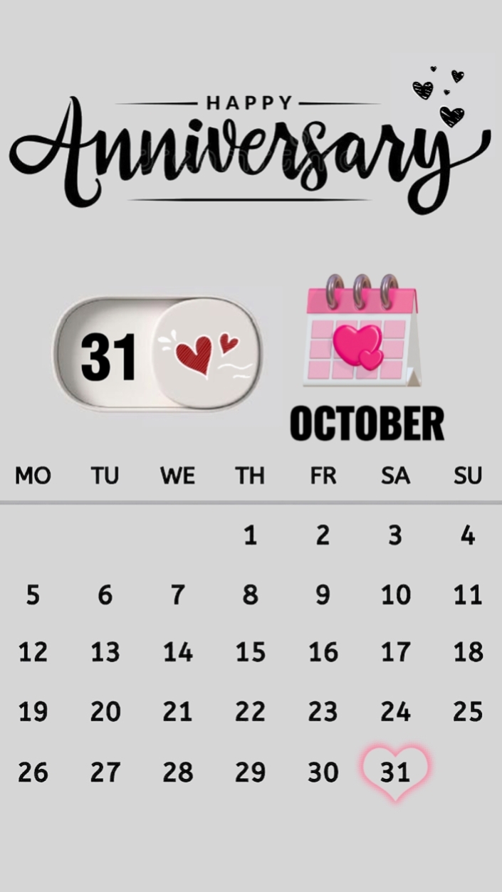 Anniversary 31 Octob