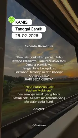 Kamis tanggal cantik
