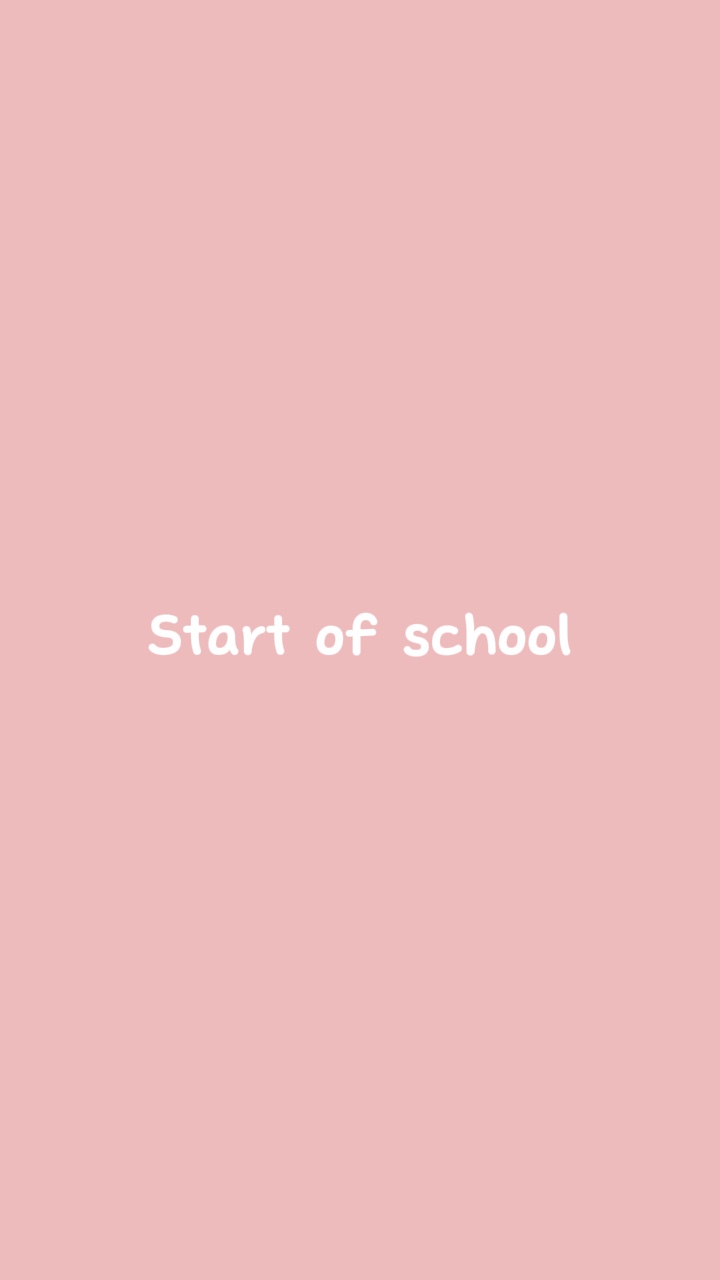 Début vs fin de l'école