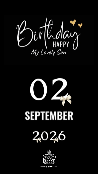 HBD 2 de setembro 