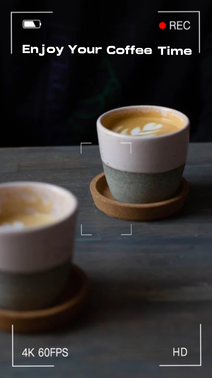 Présentoir de produits de café battant le style TikTok