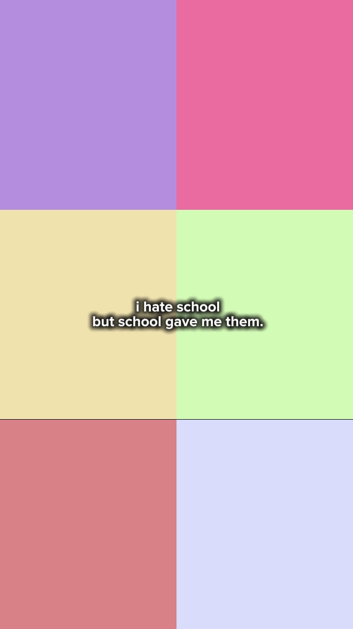 I hate school but