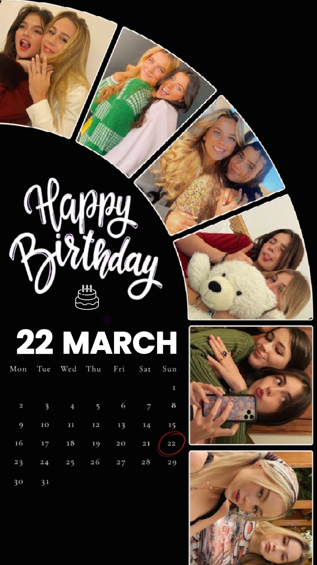 Ulang tahun 22 Maret 
