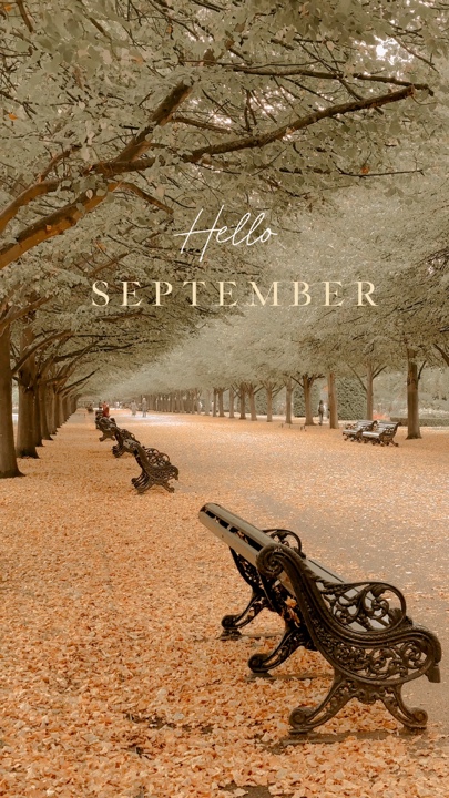 Bonjour septembre