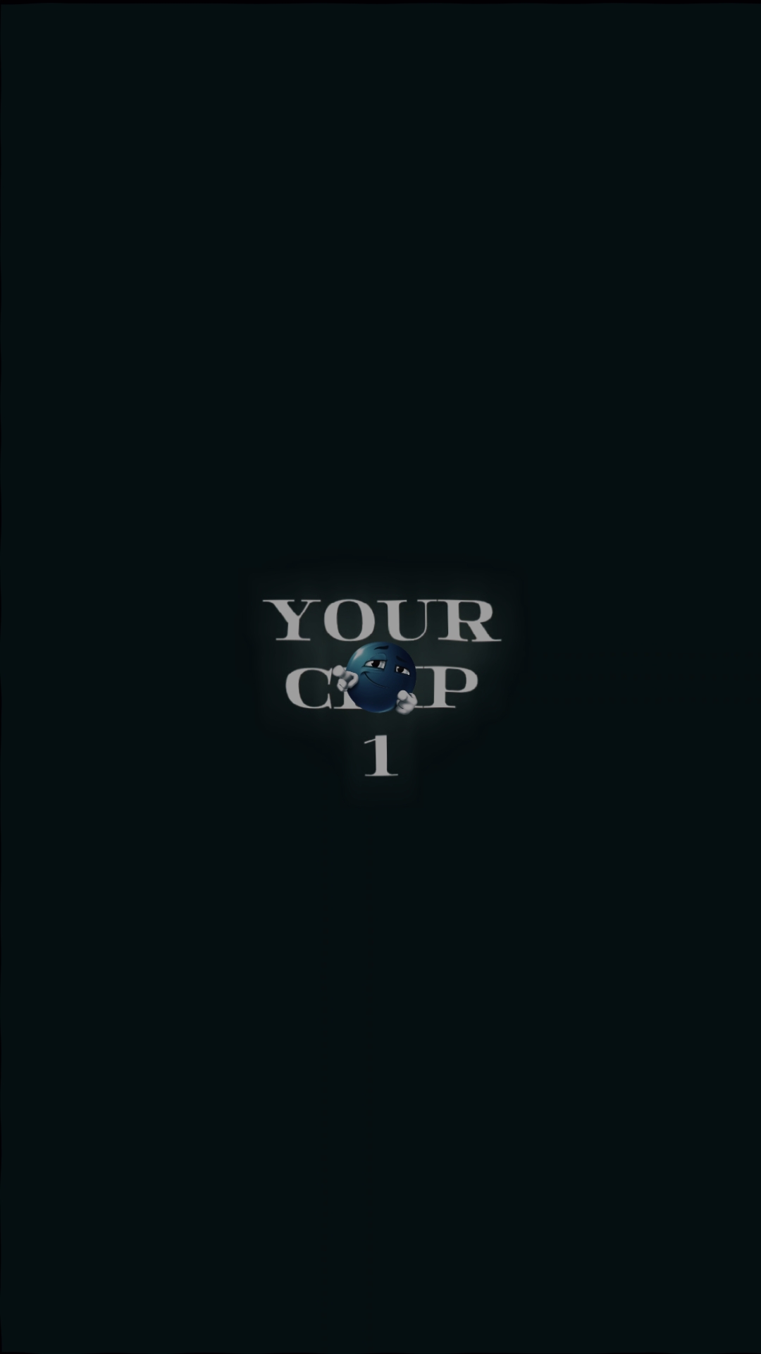 Blue emoji freeze