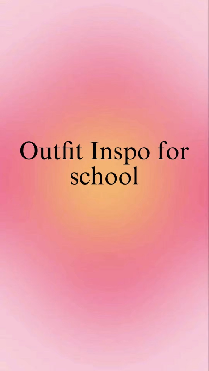 Outfits für die Schule