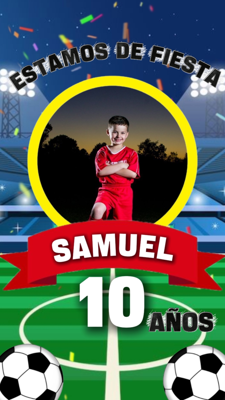 Convite de futebol 