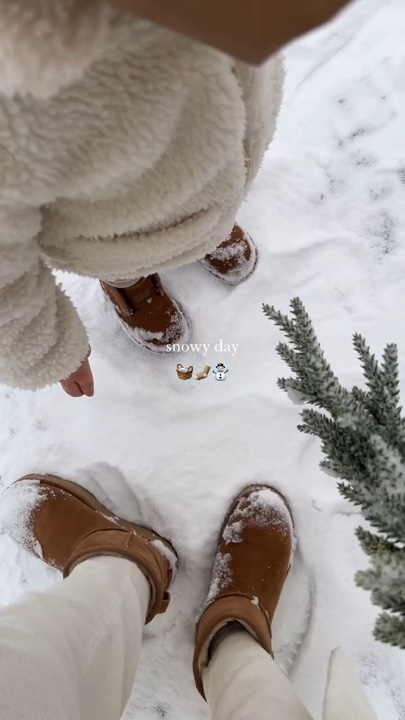 karlı gün ❄️🧦