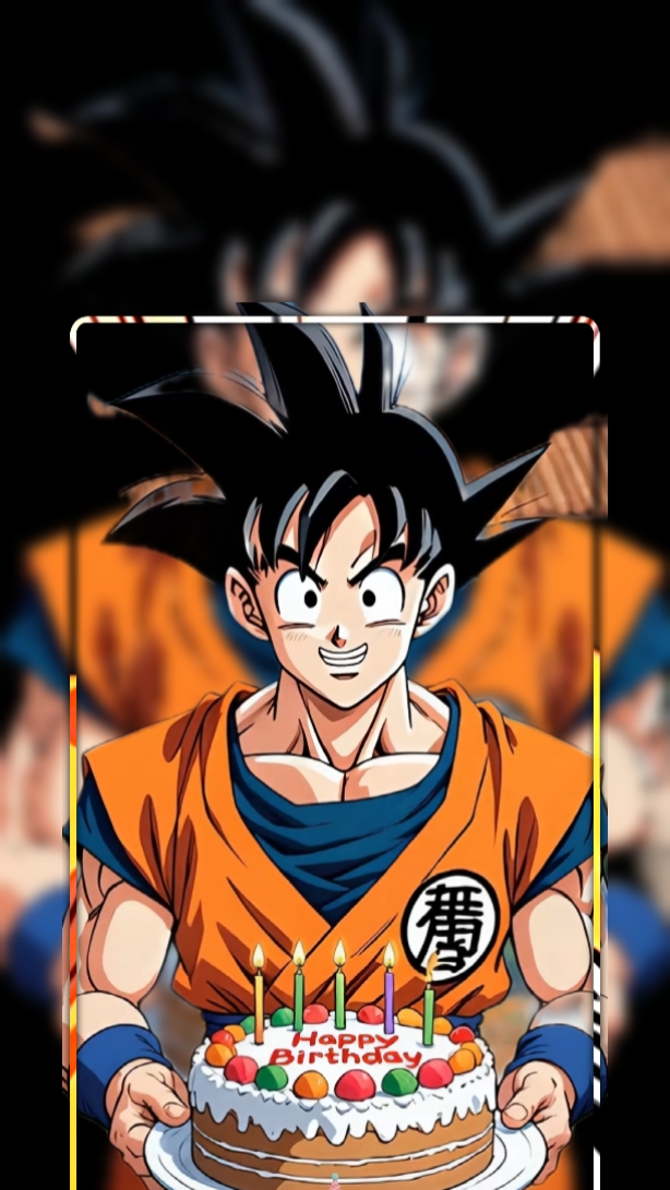 Goku feliz cumpleaños