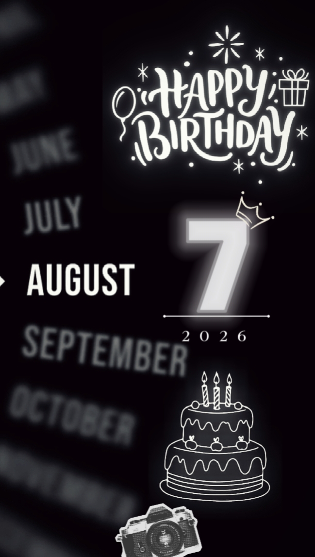 BDAY BESTIE 7 AUGUST