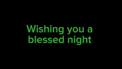 Wishing a blessed ni