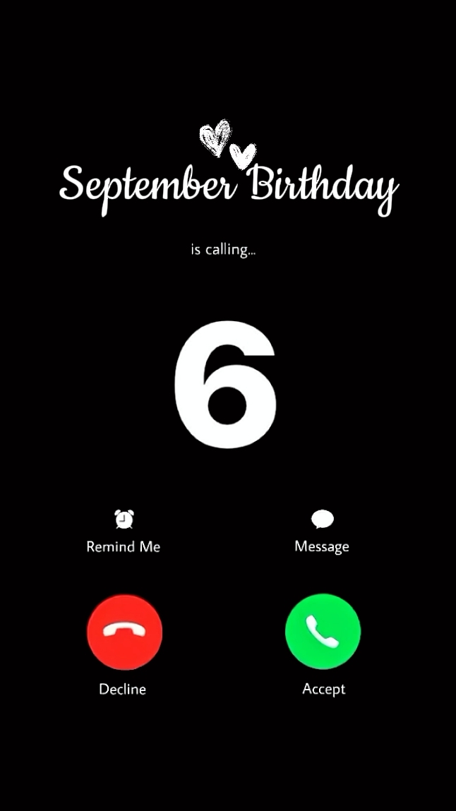 Aniversário de 6 de setembro