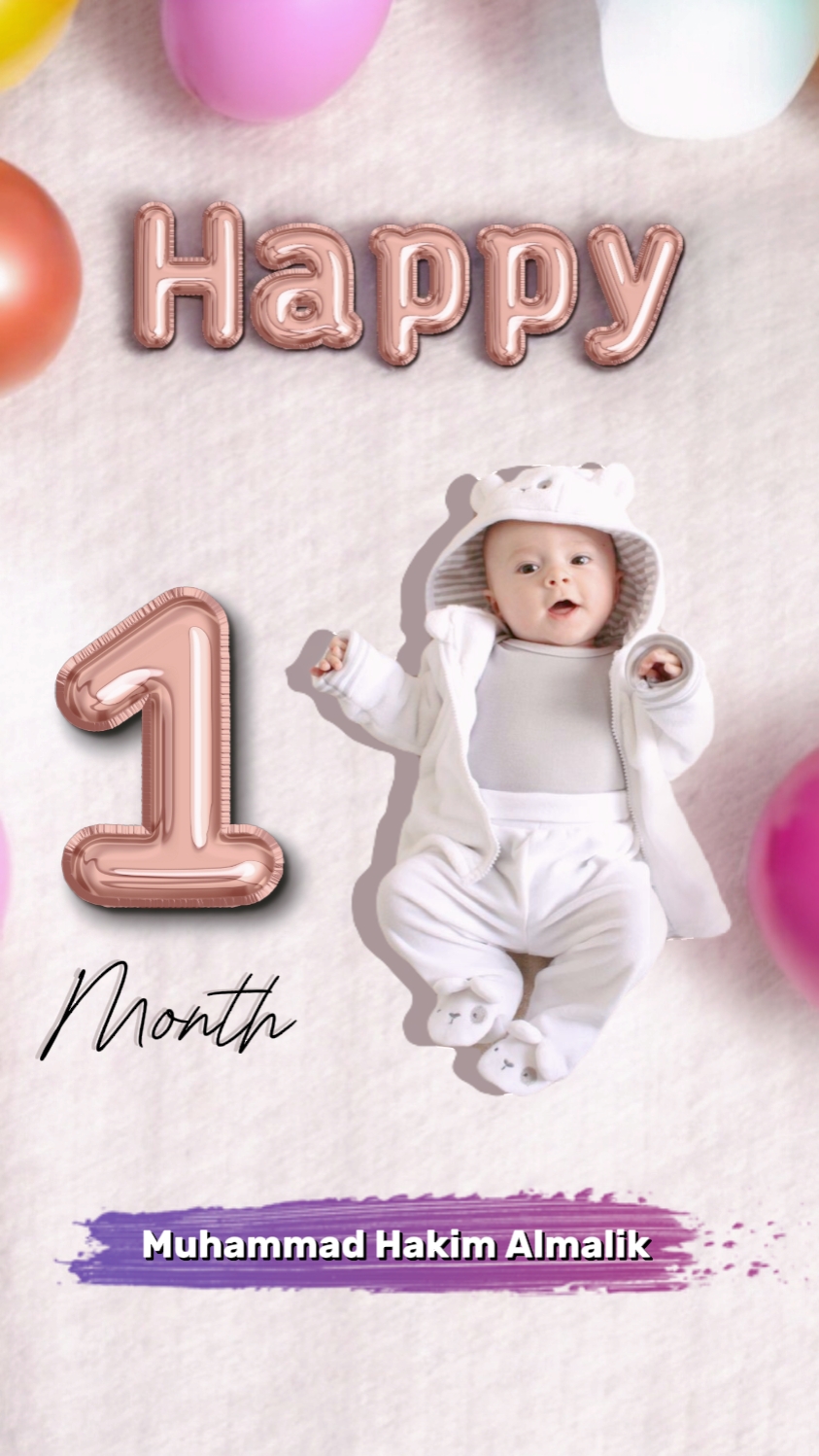Happy 1 Month Baby