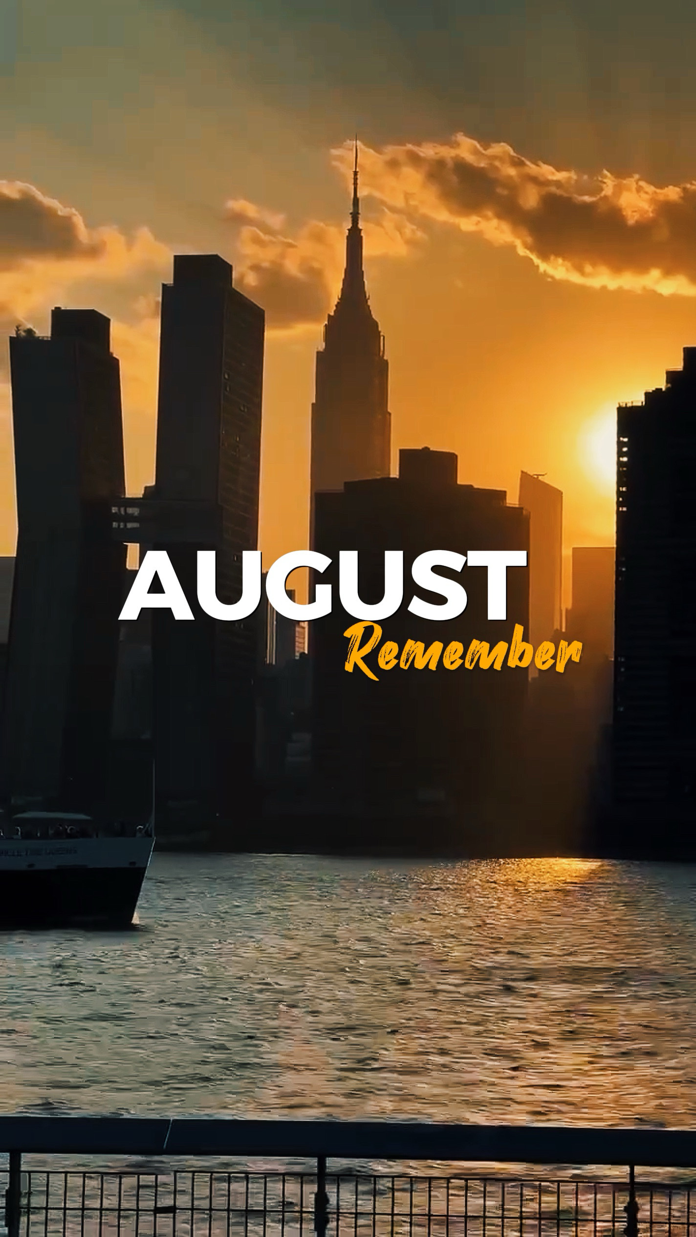 Agosto lembre-se