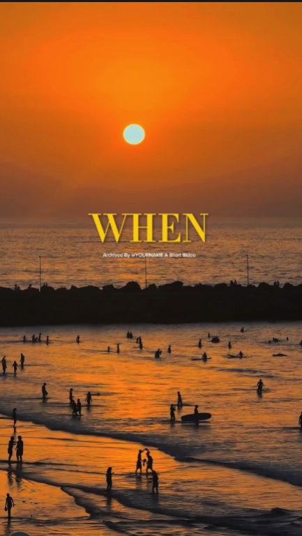 Vibrações do pôr do sol