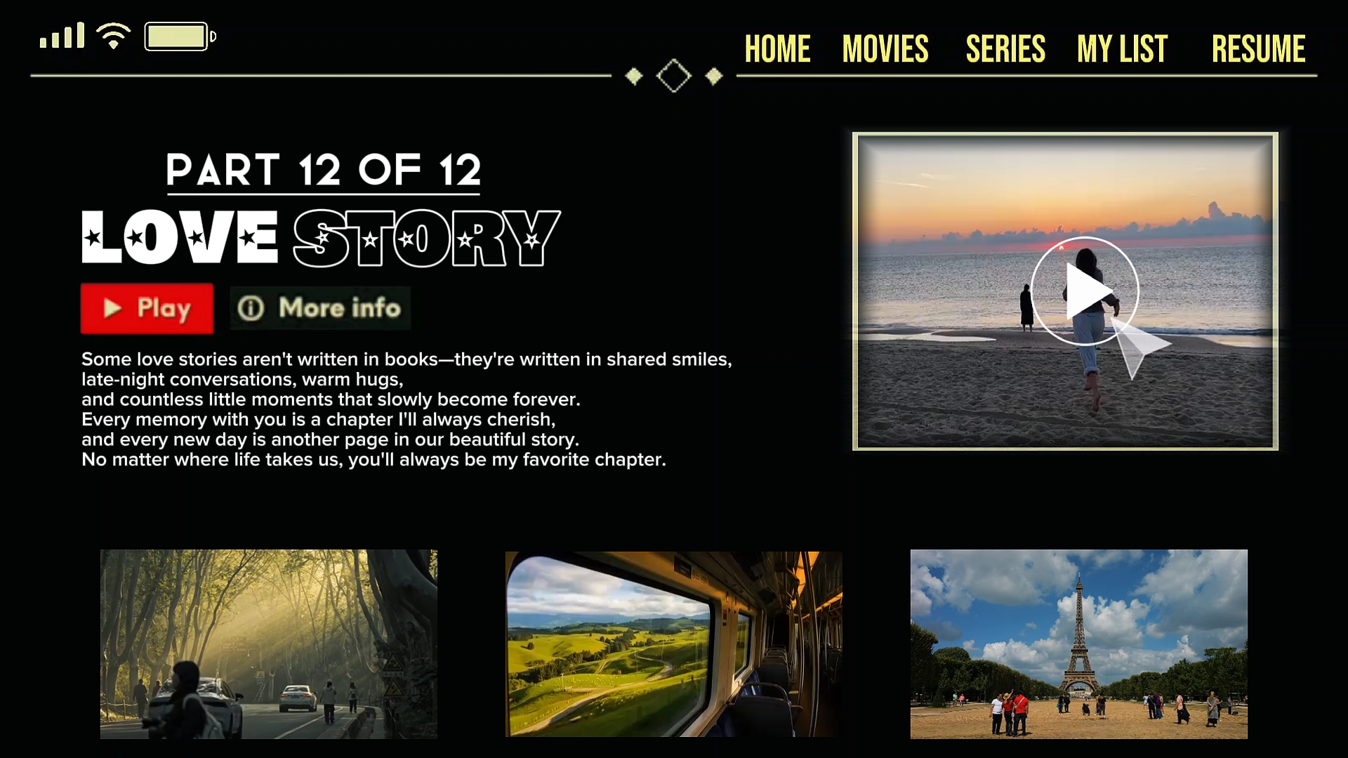love story cinematic
