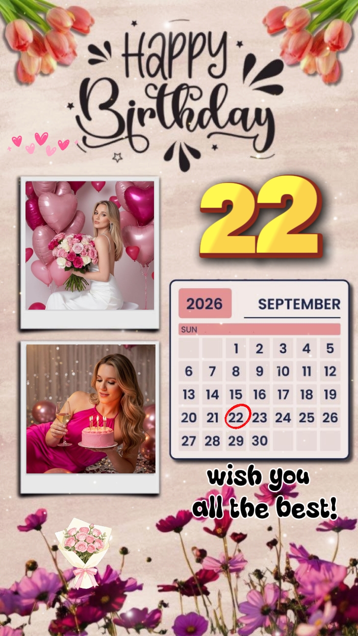 HBD 22 September2026