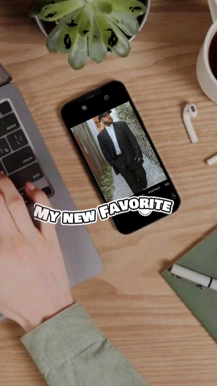 Rekreasi Layar Pakaian Pria Gaya Tiktok