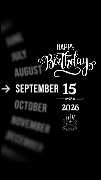 HBD 15 September