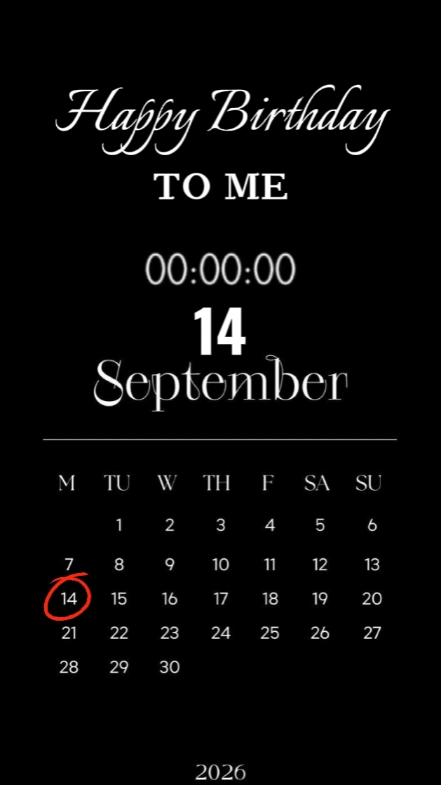 Birthday 14September