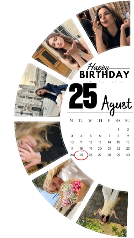 CUMPLEAÑOS 25 DE AGOSTO 