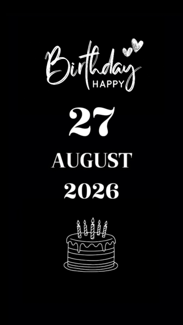 BDAY BROTHER 27 AUG