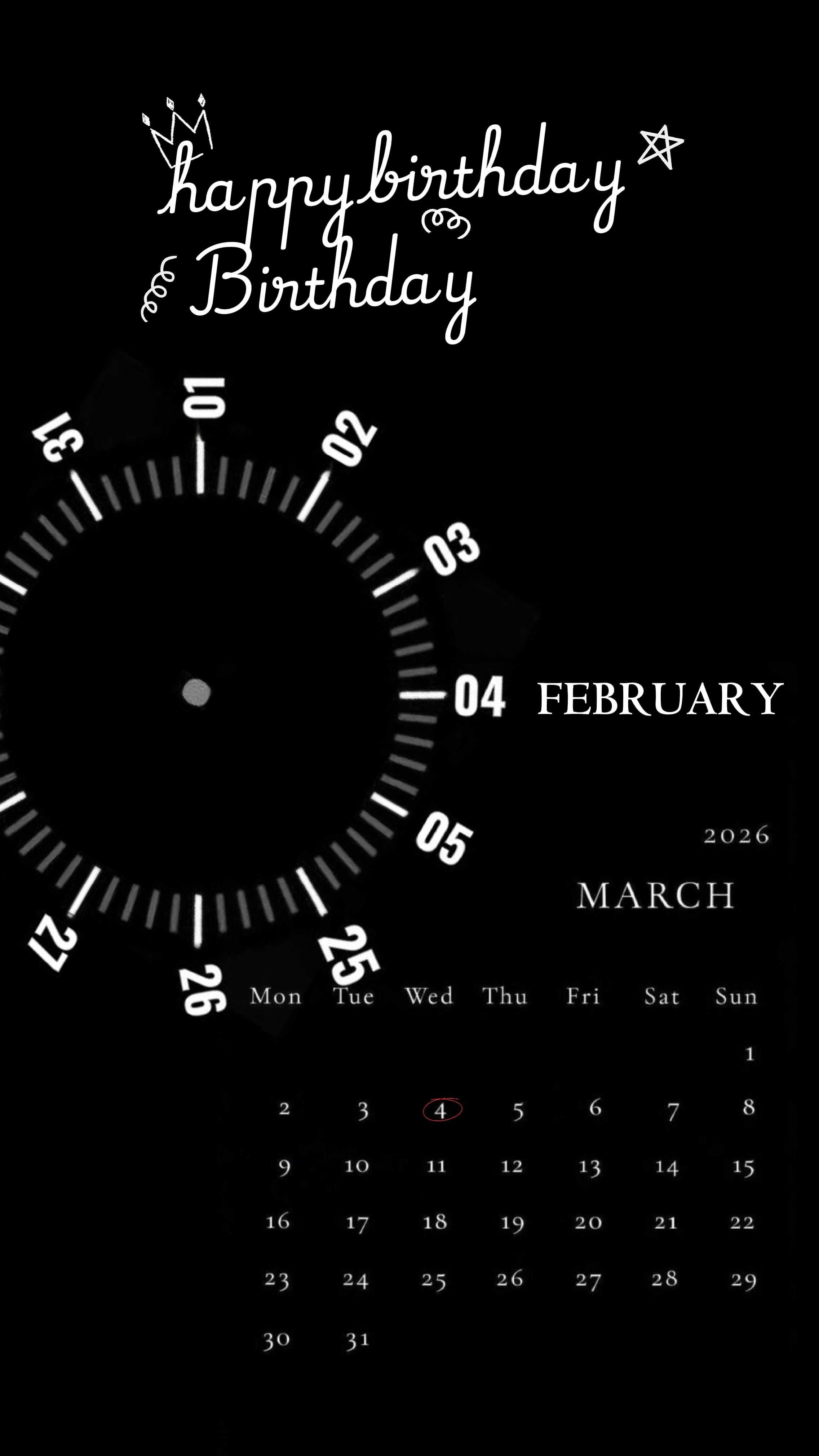HBD 04 DE MARZO