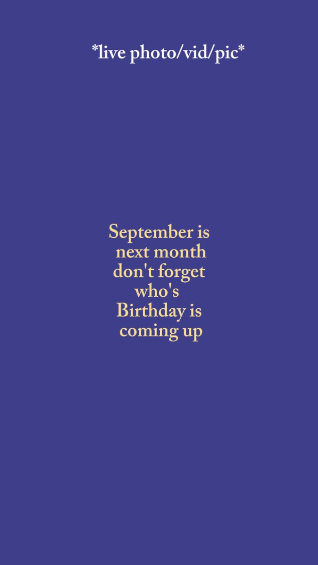 birth month sepetemb